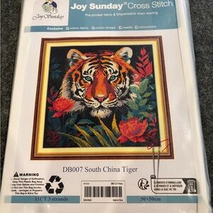 Joy Sunday South China Tiger Cross Stitch Kit #DB007 New